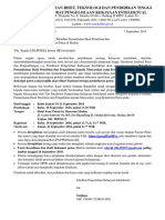 Undangan dan Lampiran Kegiatan Pelatihan Pemanfaatan Hasil Penelitian dan PPM yang Berpotensi Paten di Medan..pdf