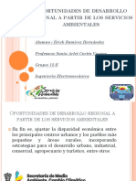 Desarrollo Regional A Partir de Los Servicios Ambientales o Recursos Naturales