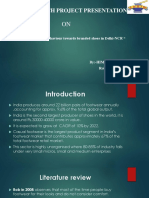 Final Research Project Presentation: "A Study On Customer Behaviour Towards Branded Shoes in Delhi-NCR "
