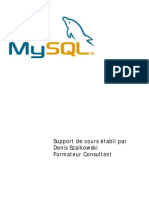 Cours support MySql - Denis Szalkowski.pdf