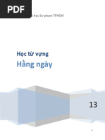 Hoc Tu Vung Tieng Anh Hang Ngay | PDF