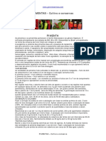 Apostila - PTBR - Culinária - Pimentas - Plantio, Cuidados e Conservas PDF