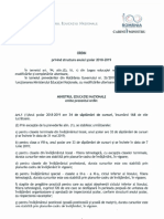Structura An Scolar 2018-2019 PDF