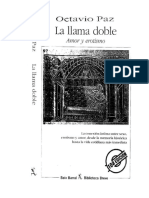 77495307 La Llama Doble Octavio Paz La Historia Del Amor y El Erotismo en La Literatura