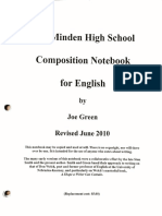 Minden High School Composition Notebook