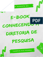 E-book Conhecendo a Diretoria de Pesquisa