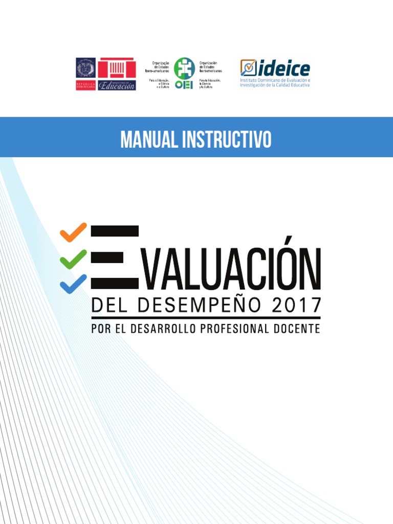 Evaluación de Desempeño Docente 2017 | PDF | Evaluación | Maestros