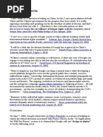 Resignation letter from Google employee over "Dragonfly" project