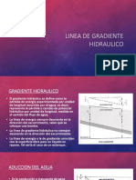 Linea de Gradiente Hidraulico