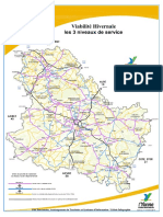 Dispositif Hivernal: La Carte Des Routes Départementales Prioritaires