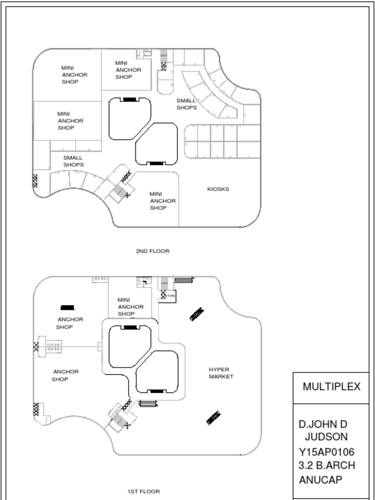 Mini Anchor Shop Multiplex Layout | PDF