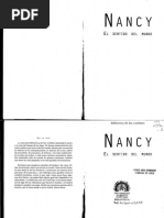 Nancy Jean Luc El Sentido Del Mundo PDF