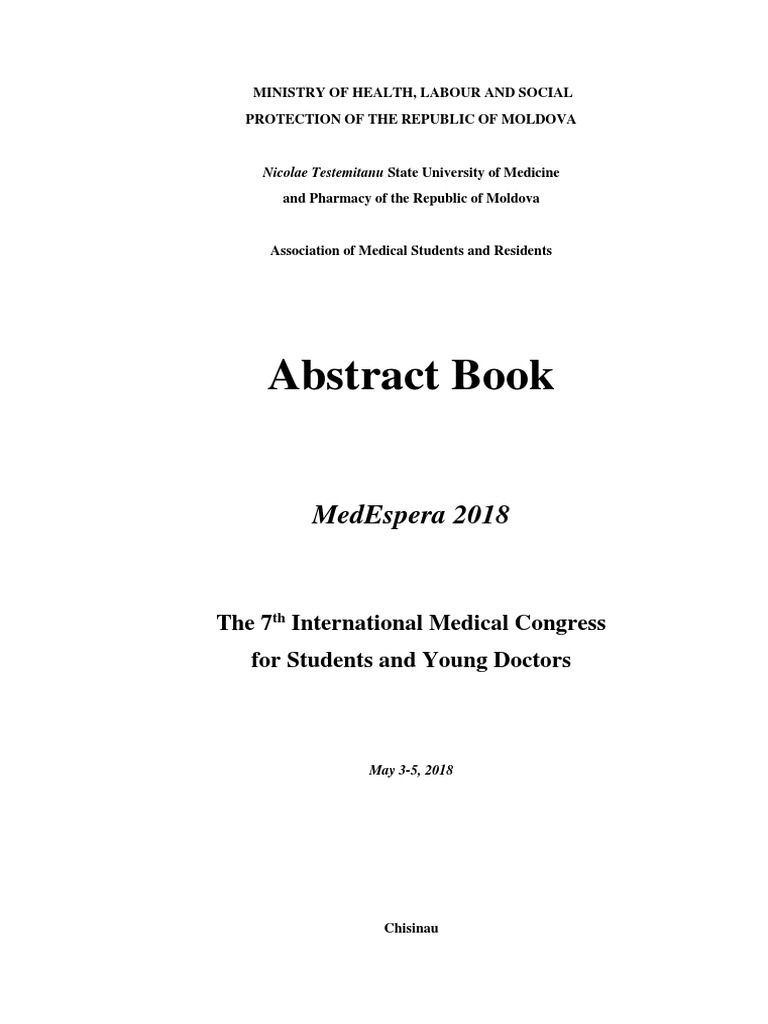 Abastract Book 2018 Pdf Pdf Cardiology Stroke