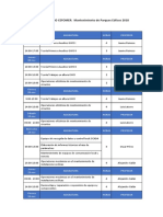 Calendario Presencial Curso Cefomer 2018