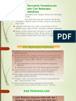 Pencarian Pendahuluan Dan Cari Beberapa Database Bu Herni