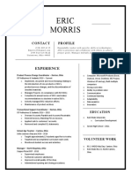 Eric Morris Resume