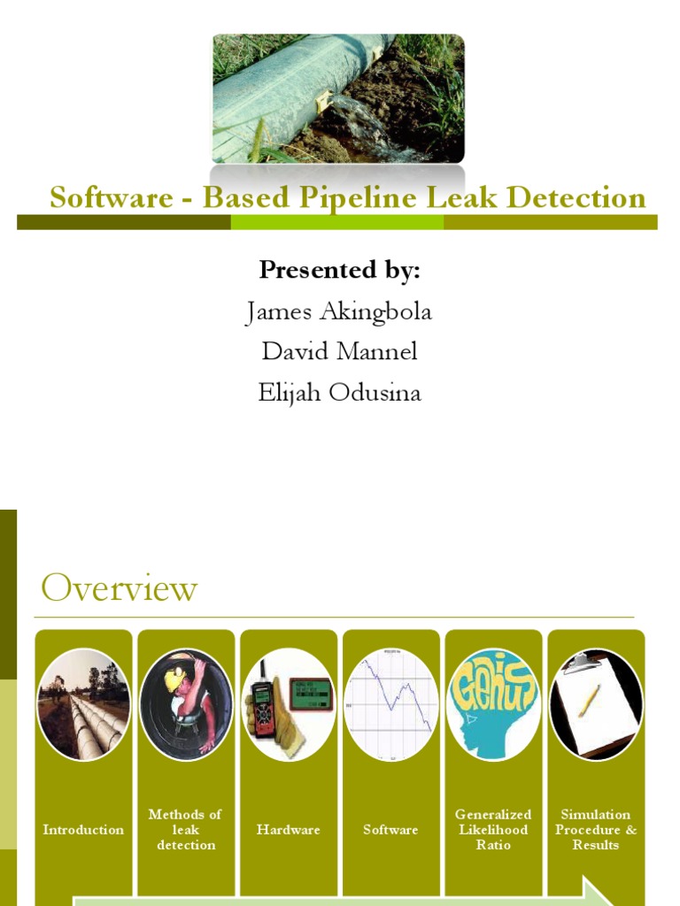 Software Based Leak Detection Presentation | PDF | Pipeline Transport ...