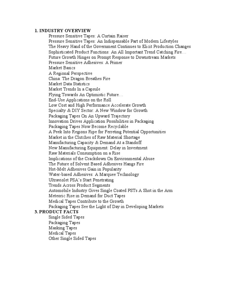 Industry Overview | PDF | Finance & Money Management | Science ...