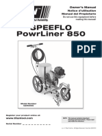 Speeflo Powrliner 850: Owner'S Manual