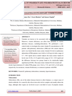 Serum Vitamin D Levels in Pulmonary Tuberculosis: SJIF Impact Factor 6.647