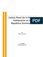 MORENO, Guillermo - Justicia Penal de La Persona Adolescente en La RD