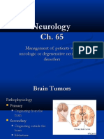 Management of Patients With Oncologic or Degenerative Neurologic Disorders