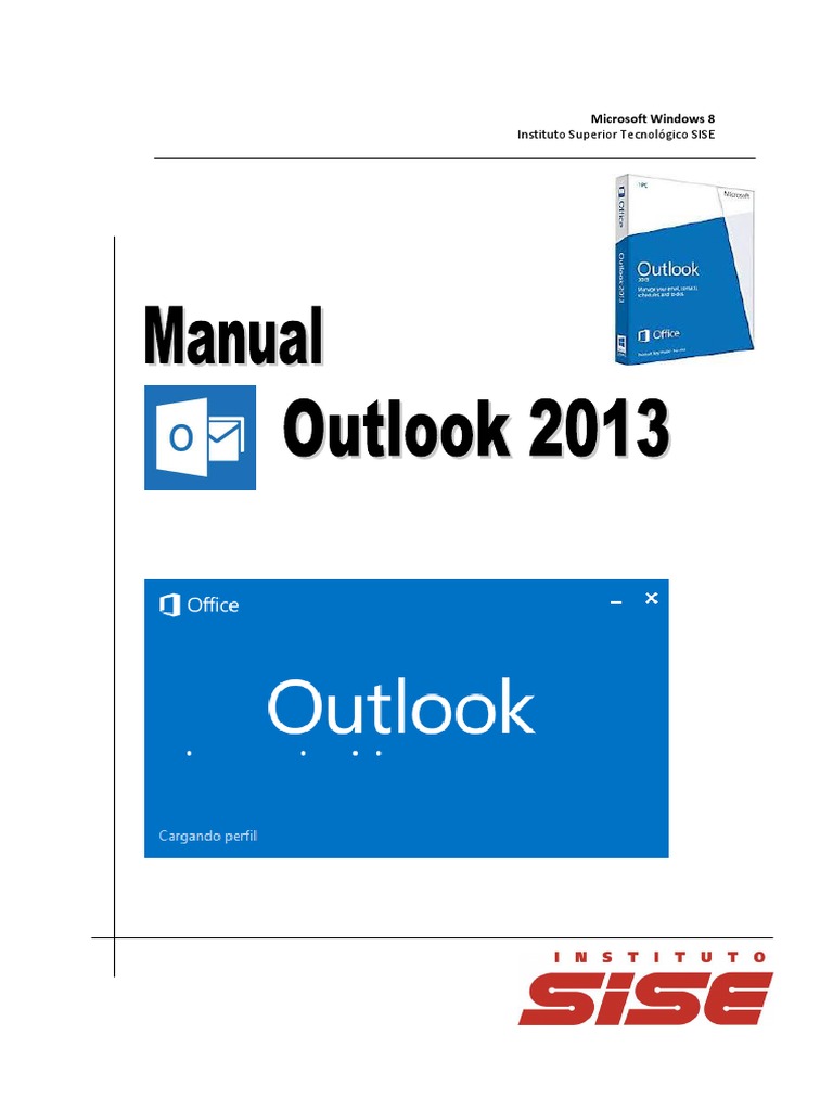 Guía de Microsoft Outlook 2013 | PDF | Point and Click | Ventana ...