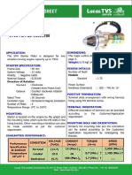 Lucas TVS Starter Motor Details SM4