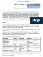 Extrahepatic Manifestations of Hepatitis C Virus (HCV) : Abstract and Introduction