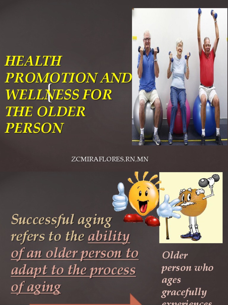 Health Promotion for Older Adults | PDF