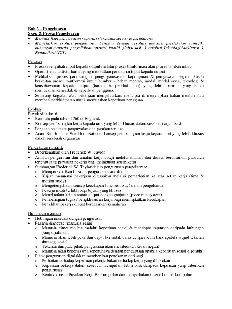 Bab 2 Pengeluaran Pdf