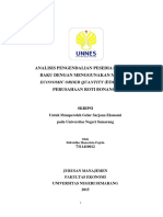 Analisis Pengendalian Pesediaan Bahan Baku Dengan Menggunakan Metode