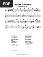 LA VIRGEN ESTA LAVANDO en LA Menor PDF