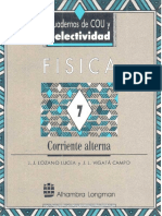 Física. Corriente Alterna J. J. Lozano Lucea & J. L. Vigatá Campo Alhambra Longman PDF
