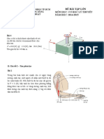 BÀI TẬP LỚN CƠ HỌC LÝ THUYẾT