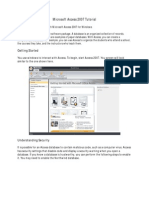 MS Access Tutorial 2007