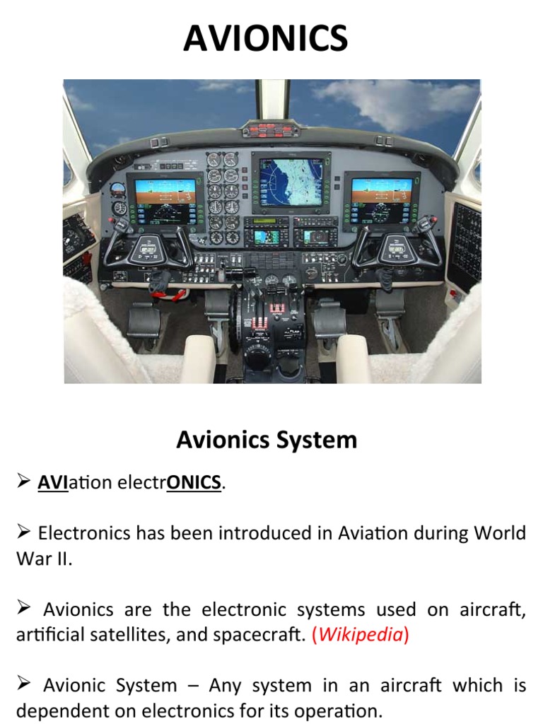 Avionics Introduction PDF Avionics Navigation