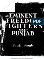 Eedom Fighters of Punjab by Fauja Singh PDF