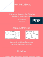 KIMIA MEDISINAL Turunan N-Arilantranilat