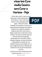 Psoriase Tem Cura Remedio Caseiro para Curar A Psoriase - Veja