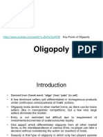 Oligopoly: Key Points of Oligopoly