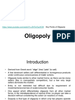 Key Points of Oligopoly