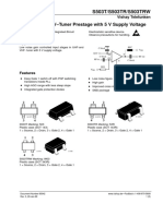 Mosmic For TV-Tuner Prestage With 5 V Supply Voltage: S503T/S503TR/S503TRW