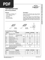 5 Pezzi MDF13N50B – MOSFET N-Channel TO-220F, 500V
