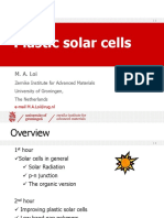 Plastic Solar Cells: M. A. Loi