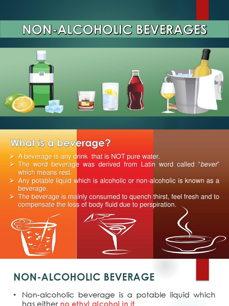 Non Alcoholic Beverages PDF Drink Tea