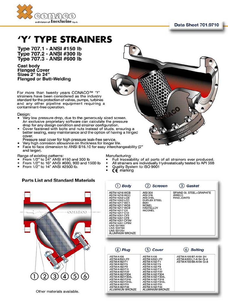 Y-Strainer 3 600# PDF | PDF