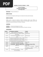 Ementa Teologia Sistemática III