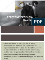 Effective Decision Making