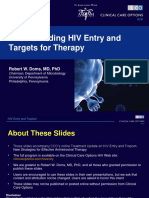Understanding Hiv Entry and Targets For Therapy: Robert W. Doms, MD, PHD